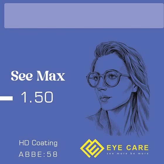 عینک عدسی طبی شفافیت عالی See Max یونیسکس See max مدل None