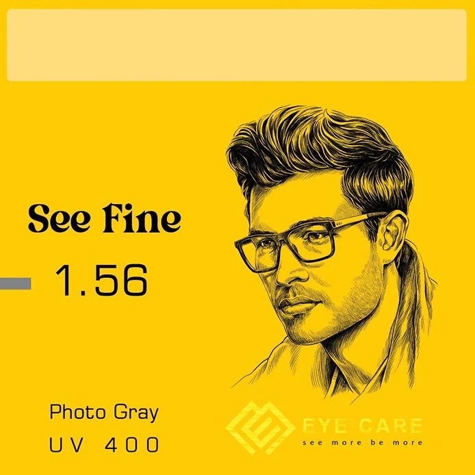 عینک عدسی طبی فتوکرومیک See Fine یونیسکس See Fine مدل None